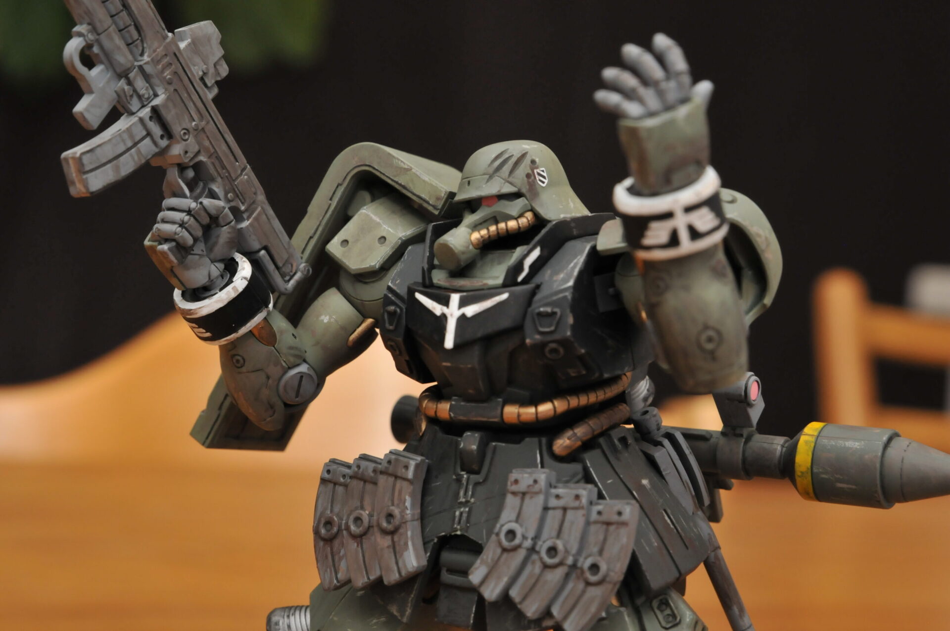 ガンプラ塗装済完成品 HG（HGUC）ギラ・ズール HGUC ギラズール(アンジェロ機) 製作・完成品レビュー - 初心者