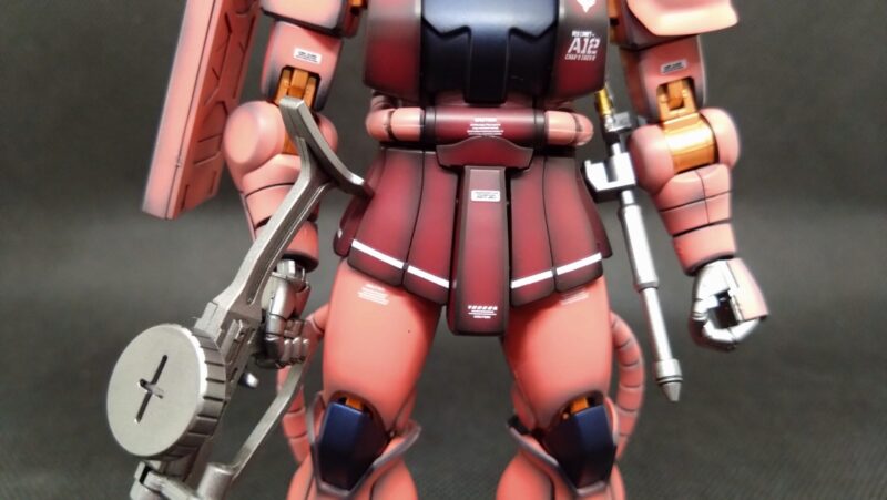 HGシャア専用ザクの腰部画像