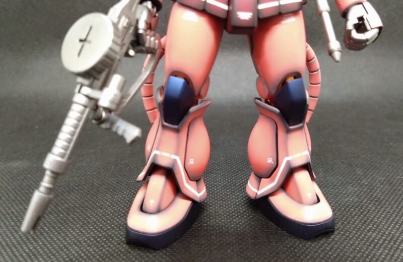 HGシャア専用ザクの脚部画像