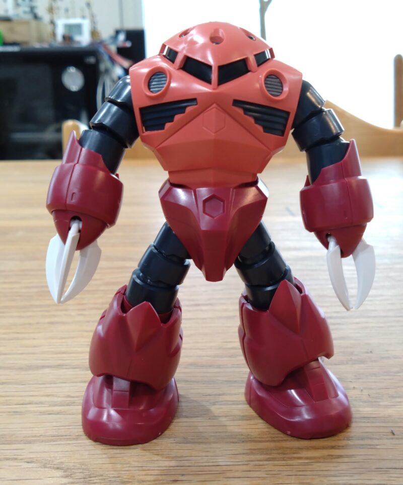 HGズゴックの仮組後の画像1