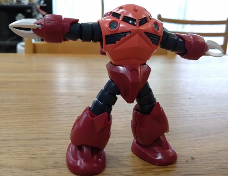 HGズゴックの仮組後の画像2