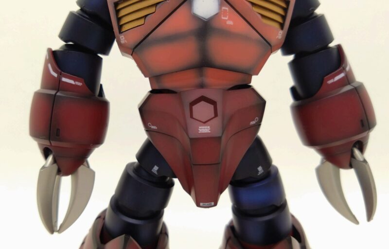 HGズゴックの腰部アップ画像