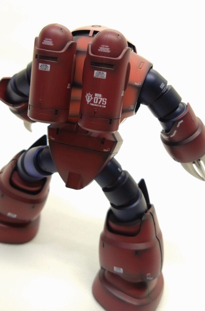 HGズゴックの背面からのポージング画像