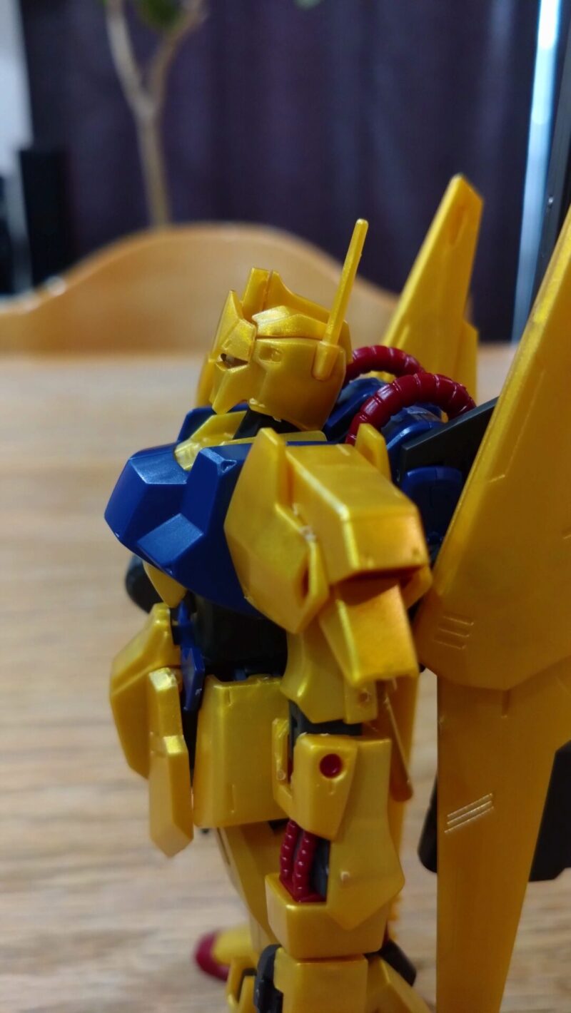 HG百式の頭部の可動域1