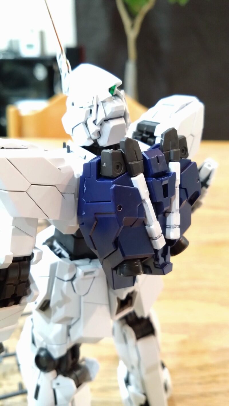 ユニコーンモードでの背部上半身