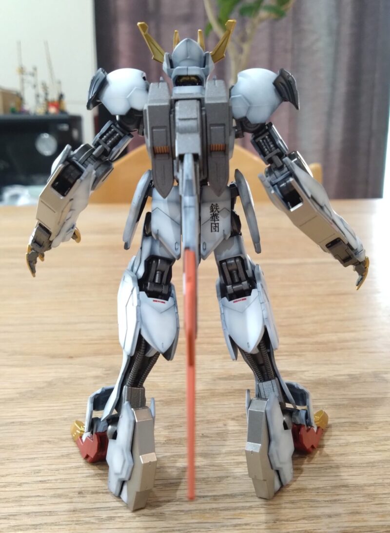 HGガンダムバルバトスルプスレクスの塗装後の様子4