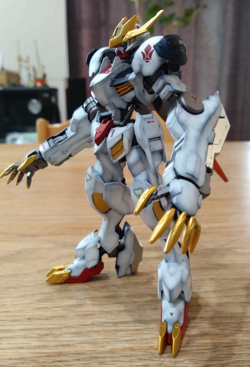 HGガンダムバルバトスルプスレクスの塗装後の様子6