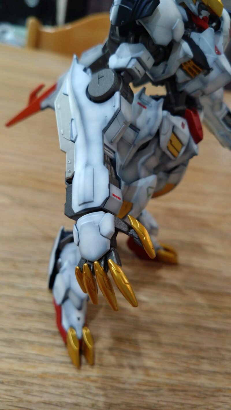 HGガンダムバルバトスルプスレクスの塗装後の様子8