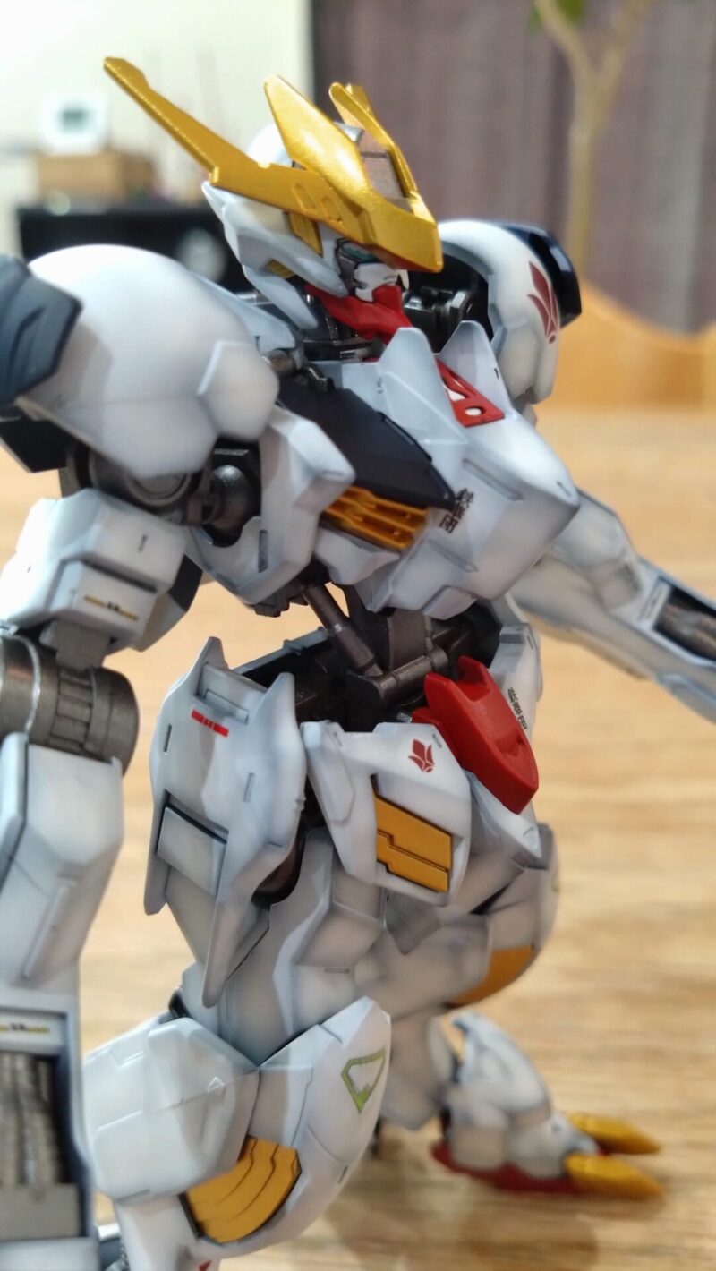 HGガンダムバルバトスルプスレクスの塗装後の様子13