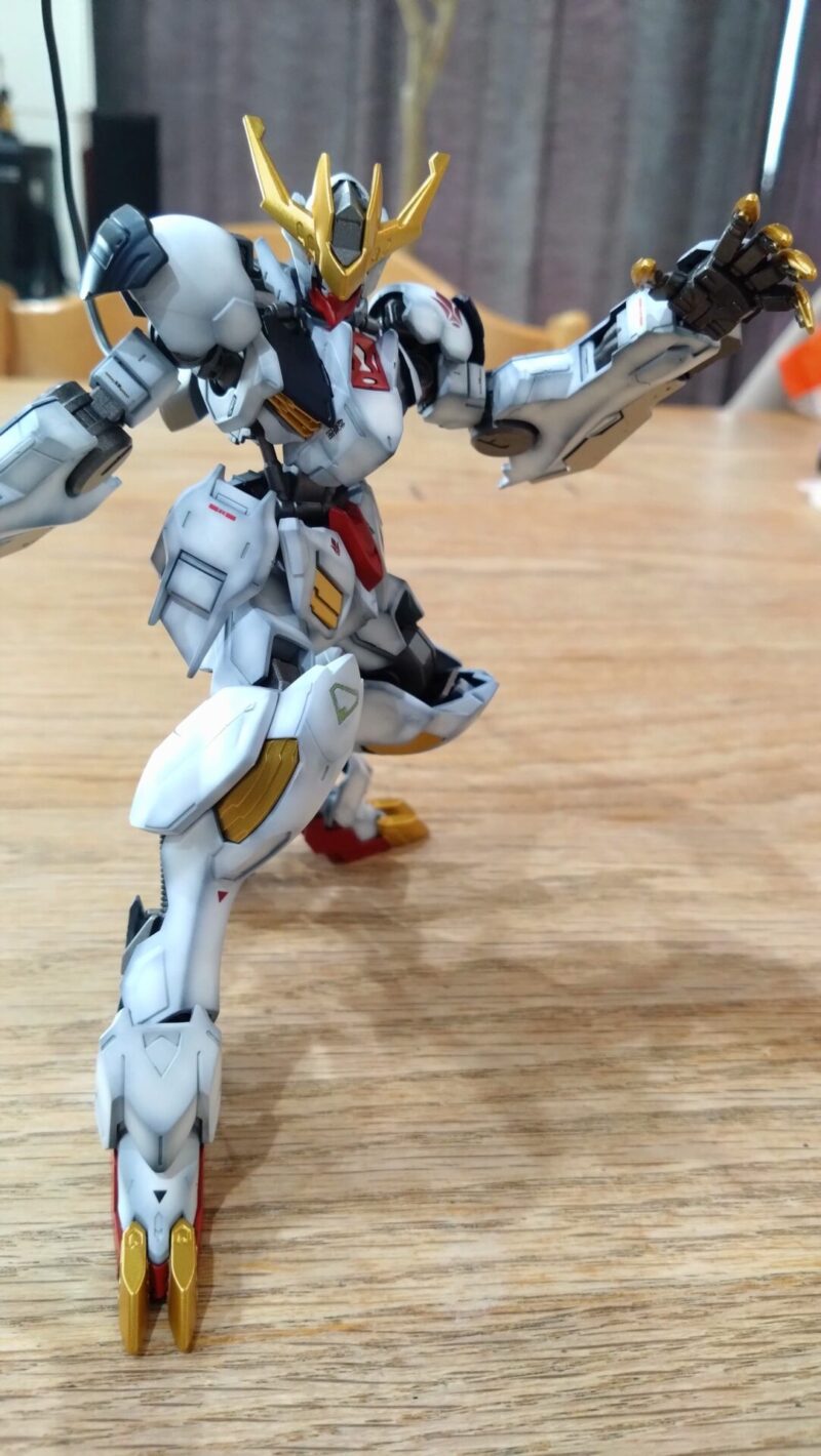 HGガンダムバルバトスルプスレクスの塗装後の様子14