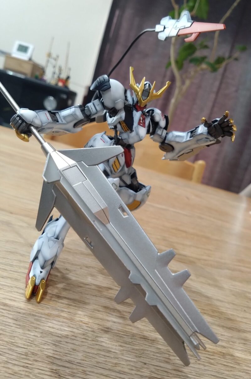 HGガンダムバルバトスルプスレクスの塗装後の様子15