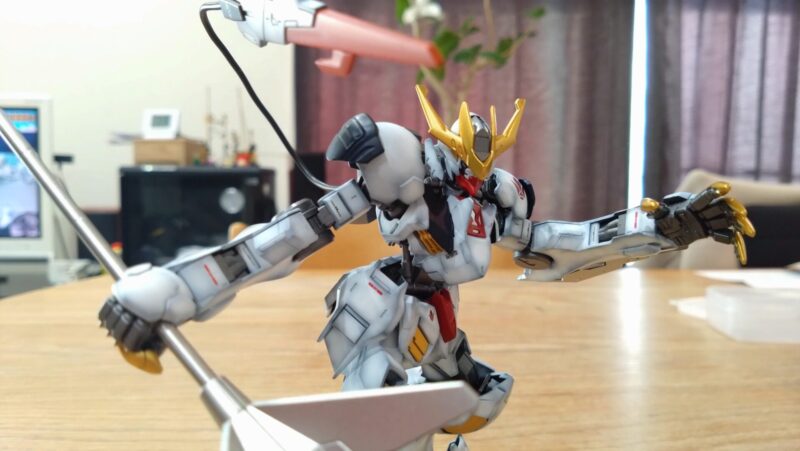 HGガンダムバルバトスルプスレクスの塗装後の様子15