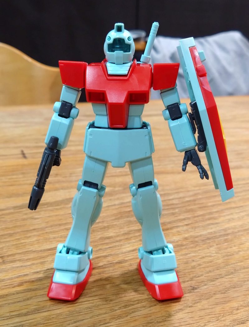 仮組み後のジム