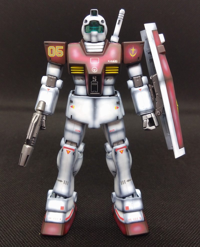 塗装後のジムの正面