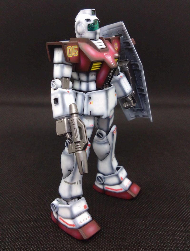 塗装後のジムの右前
