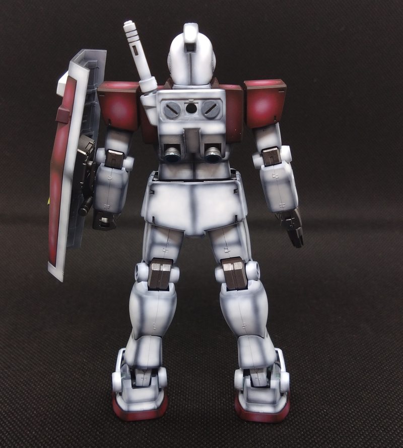 塗装後のジムの背面